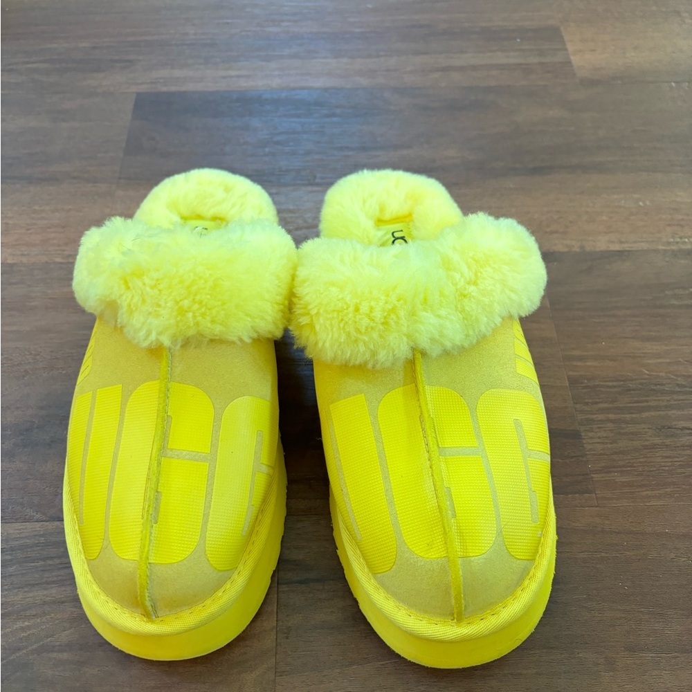 Yellow Ugg Slippers